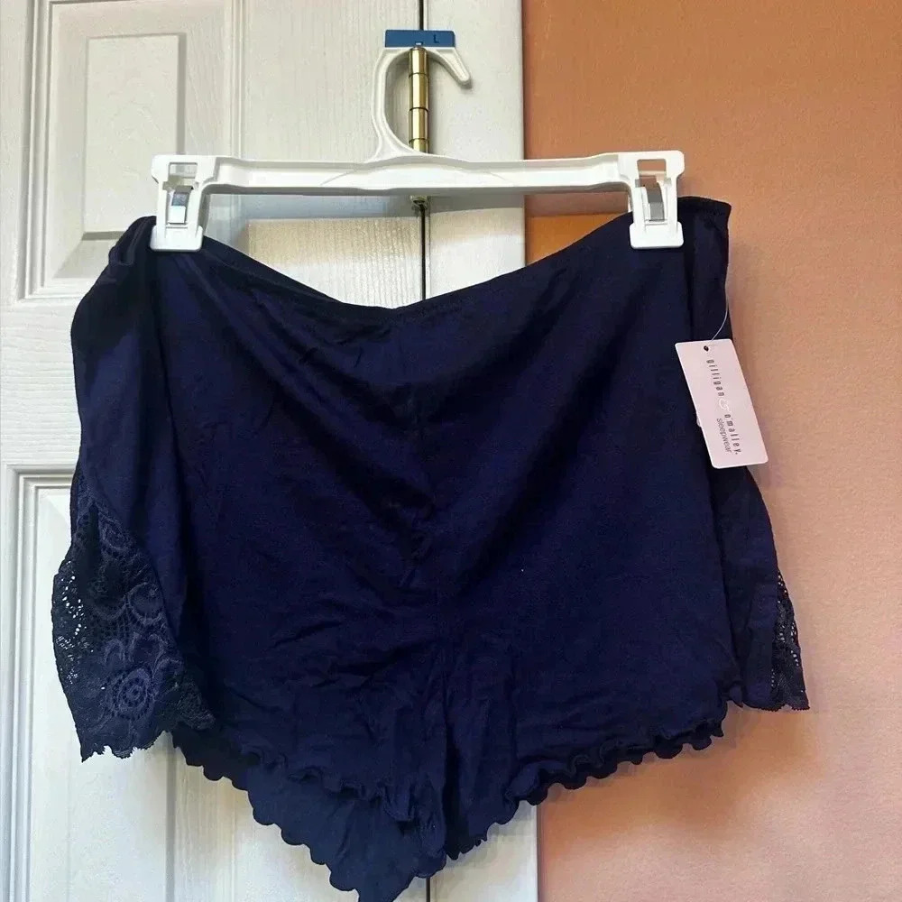 Women’s Blue Pajama Shorts Size L